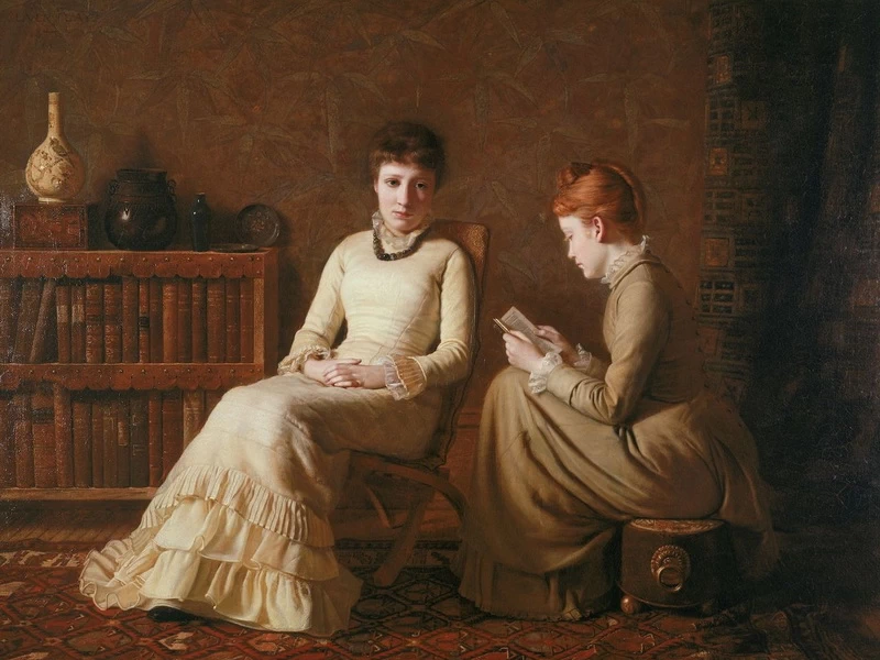 1745-Oliver Ingraham Lay - Due amiche - Everson Museum of Art, Syracuse